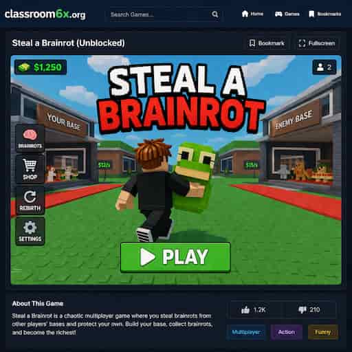 Steal a Brainrot Unblocked Game – Fun Meme Heist (Play Unblocked)