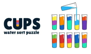 カップ：水の並べ替えパズル