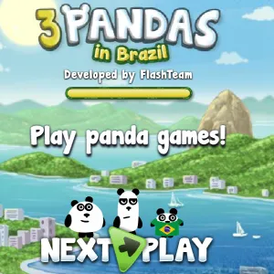 3 Pandas in Brazil